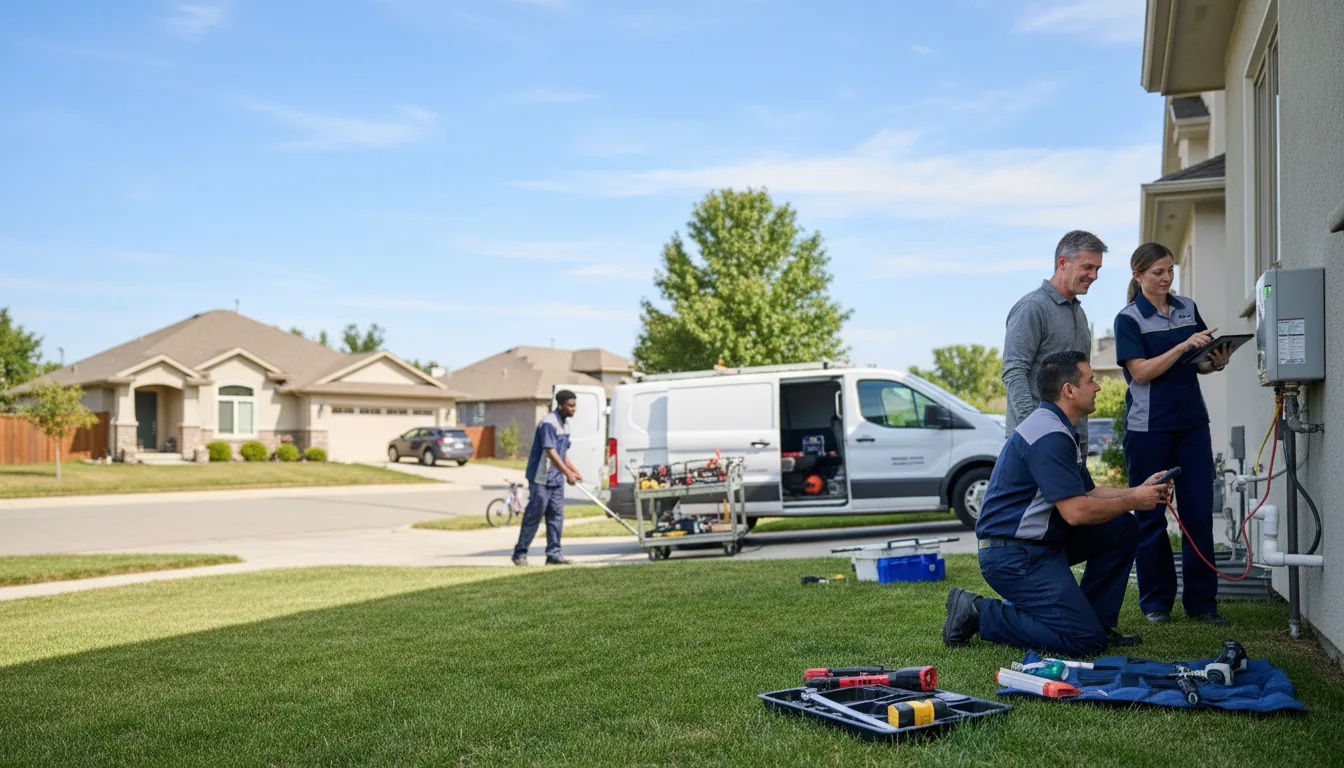 Tankless water heater service in Baker, FL